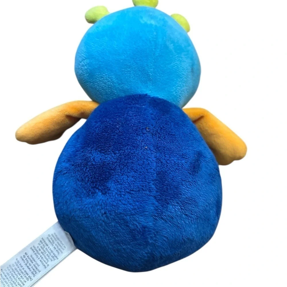 Carter's 3-Eyed Blue Monster/Alien 2013 Wobble Chime Plush Baby/Infant Toy